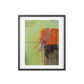 Rocket Topless Framed Poster — Yellow Orange Black
