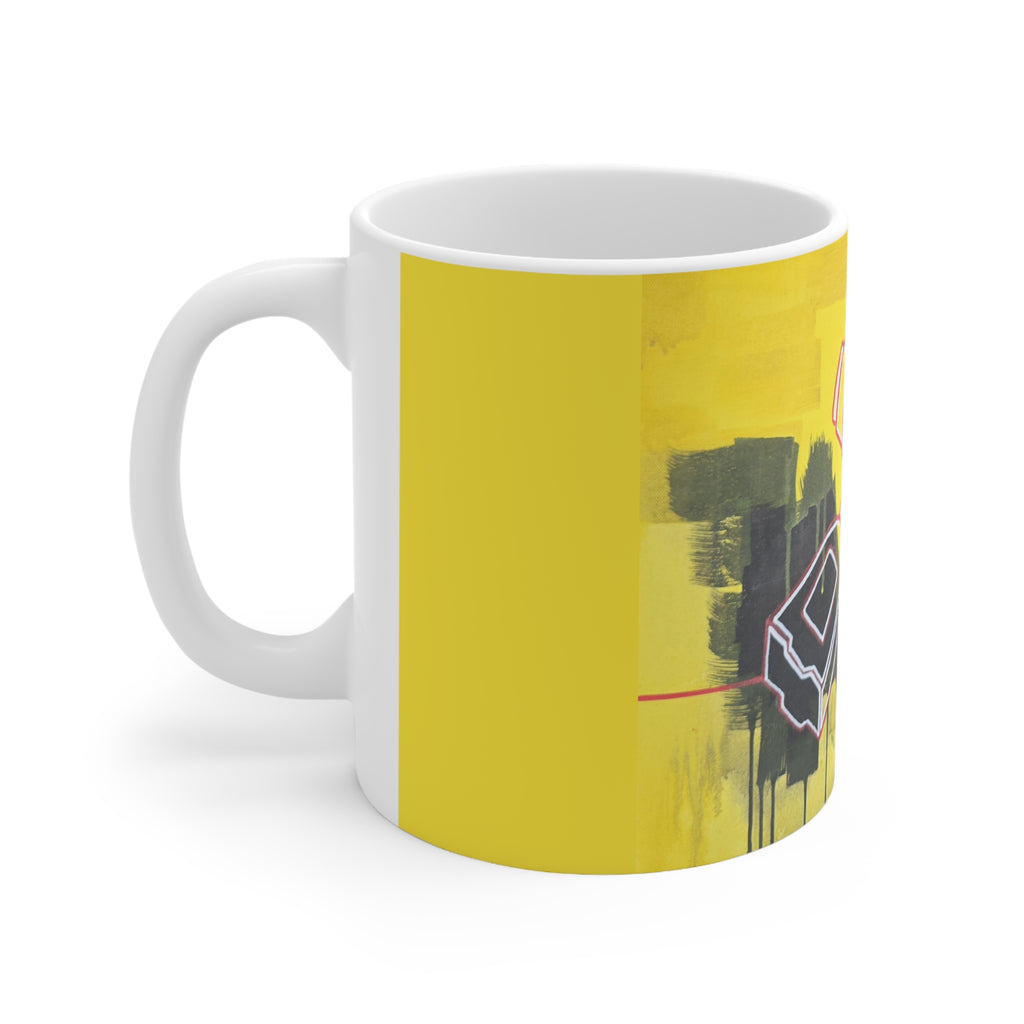 Welders run Ceramic Mug — Industrial Minimalist 11oz