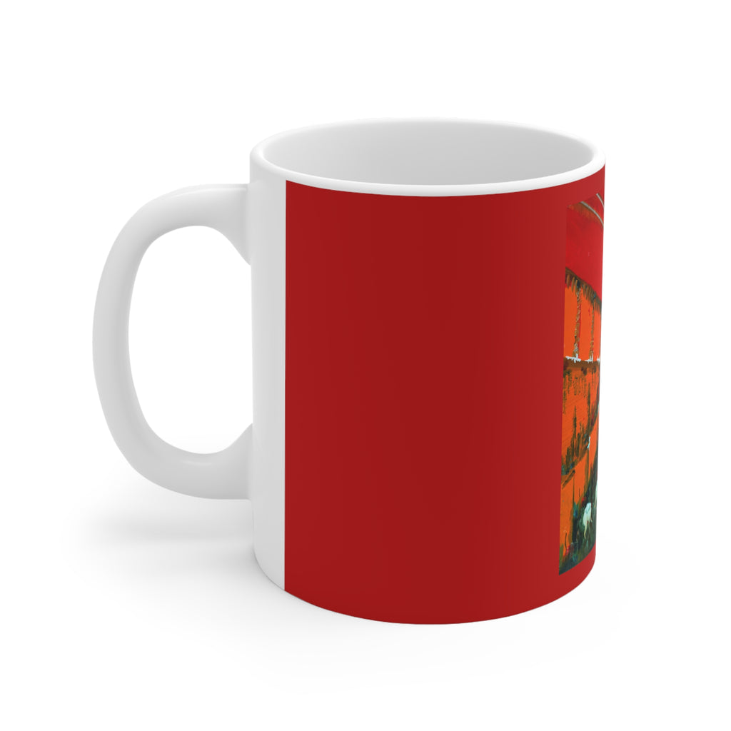 Different States Ceramic Mug – Urban Traffic Signal Art Coffee Cup 11oz